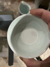 左茗右器 青瓷盖碗茶杯 景德镇陶瓷三才杯 泡茶碗 功夫茶具家用泡茶器 富贵粉青公道杯+茶滤 实拍图
