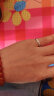 炙真银楼99银戒指女款泰银复古女士个性戒指简约指环开口尾戒小指银饰品 重约2.3克 晒单实拍图