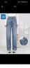 真维斯（Jeanswest）女装牛仔裤子时尚港风2025季新款显瘦直筒裤休闲百搭长裤GYP D浅蓝8510（直筒长裤） 版型偏大建议拍小一码 26 实拍图