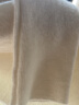 伊芙丽（eifini）伊芙丽纯色堆堆领坑条高级感轻奢羊毛衫女2023秋装新款内搭打底衫 米白 155/80CM/S 晒单实拍图