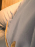 曲果（QUGUO）品牌睡衣女士秋冬季长袖海岛绒冬天薄款绒质秋冬款开衫家居服套装 2601天兰色 XL【建议120-140斤】 实拍图