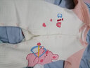 赞翠（ZANCUI）春秋冬纯棉男女宝宝无骨连体衣暗扣两用档婴儿爬服新生儿连体内衣 保暖丘比兔粉色（无骨衣） 73cm 建议0-6个月 实拍图