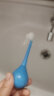 马博士儿童牙刷1-3-6-12岁婴儿口腔清洁宝宝不倒翁三面软毛牙刷  蓝色 实拍图