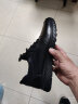 老人头（LAORENTOU）男鞋头层牛皮男单鞋防滑运动鞋男士休闲皮鞋 A90147 黑镂空 41  晒单实拍图