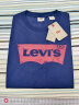 Levi's【全新升级】李维斯2024春夏新版情侣同款短袖T恤logo印花简约 藏蓝色0002 M 实拍图