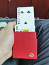 GPPOKER【掼蛋金牌G4S】高端掼蛋专用扑克牌2副1盒装德国黑芯60*97可定制 中国红 1盒2副装 实拍图