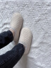 RZK月子鞋春夏薄款产妇家居室内地板防滑男女包跟棉拖孕柔软棉拖鞋 米色20952 36-37 晒单实拍图