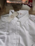 路施南假领子女款秋冬内搭衬衫假领配西服白色衬衣领百搭纯棉半身假衣领 白色206（长款尖领 ） L 实拍图