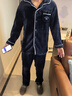 浪莎男士睡衣男冬季法兰绒加绒加厚可外穿家居服两件套保暖套装 实拍图
