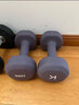 Keep浸塑哑铃彩色男女士家庭用增肌减脂健身锻炼器材肌肉塑形有氧哑铃 暮紫10kg*2/专业健身人士推荐 实拍图