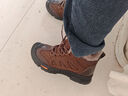 骆驼（CAMEL）男鞋 羊毛加绒厚底雪地靴真牛皮保暖马丁靴户外徒步登山鞋男 G13W307076暗棕 41 实拍图