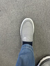 百丽帆布鞋男商场同款一脚蹬休闲鞋8BK01CM3 灰色 38 (240mm) 实拍图