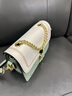 塔驰密司 新年包包品牌奢侈单肩斜挎包女士七夕情人节送女友老婆生日礼物 白绿色 实拍图