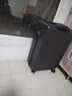 袋鼠（KANGAROO）行李箱男大容量32女学生高颜值旅行箱轻音万向轮拉杆箱结实皮箱 炫酷黑【升级子母款】 24英寸 【中途游-6-10天出行】 实拍图