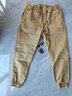 AK ARMY男士休闲长裤春秋季新款工装束脚男阿美咔叽美式复古水洗哈伦裤子 卡其色 L 实拍图