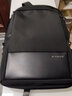 班歌（Bange）轻便双肩包男简约可扩容商务背包程序员专用电脑包休闲薄款书包 黑色小号 实拍图