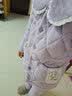 chunnian睡衣女秋冬加绒加厚珊瑚绒三层夹棉袄法兰绒女士保暖家居服套装 SDM-7806-紫色 M 实拍图