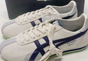 Onitsuka Tiger鬼塚虎男女款中性鞋子复古舒适运动休闲鞋男RUNSPARK 米色/蓝色-250 40 实拍图