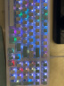 达尔优（dareu）A98pro机械键盘三模热插拔游戏办公PBT键帽全键RGB弹力臂gasket结构天空轴V4-霓虹版 实拍图
