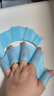 狄小琦游泳手蹼 游泳辅助装备划水手蹼成人半掌儿童游泳手噗自由泳手套 蓝色L(一双)大号 实拍图