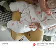 承承鹿0-1岁新生婴幼儿保暖贴身套装秋冬夹棉内衣无骨打底分体家居衣服 夹棉套装D05和D06小兔子粉 73 (均 码) 【14-19斤】 实拍图