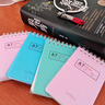 笔记本子随身迷你口袋本A7线圈本小号小清新记事本大学生日记本软抄本初中记录本英语单词本加厚简 1本装颜色随机 实拍图
