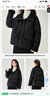 雪中飞2025冬季新款简约纯色翻领羽绒服女时尚百搭保暖短款外套 黑色 M (160) 实拍图