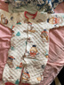 贝肽斯婴儿衣服春秋连体衣新生儿宝宝秋装三层空气棉婴儿连体衣 滑雪企鹅 80cm 实拍图