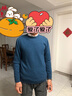 恒源祥【重磅410G】100%纯羊毛衫男秋冬季半高领休闲男士毛衣保暖针织衫 实拍图