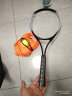 HEMMON【专业碳铝一体拍】单人网球回弹训练器初学者带绳网球拍成人儿童 亲子拍+底座+4带线网球+手胶 晒单实拍图