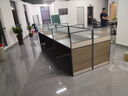 安美诚家具办公家具职员办公室员工位卡座屏风工位 直型【暖白+铁灰】 单购活动小柜 实拍图