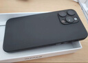 京工智造【纸一样薄】适用苹果15手机壳iPhone15promax超薄磨砂透明简约镜头全包防摔保护套 苹果15ProMax【透黑色】超薄磨砂+不沾指纹 +9D防爆膜 实拍图