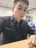 罗蒙 西服男士休闲西装男套装外套修身伴郎新郎结婚商务职业正装衣服 黑色单扣（上衣） M /165【80-100斤】 实拍图