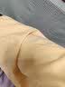 安之伴睡衣女纯棉春秋季素色女士套头长袖睡衣宽松薄款家居服 秋黄-女 S 实拍图