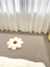 大江羊毛床边地毯卧室 奶茶棕 60x160cm 实拍图