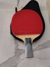 蝴蝶（Butterfly）乒乓球拍8星芳基碳素底板蝴蝶王蓝海绵胶皮乒乓板八星直拍横拍单 8星短柄直拍 实拍图