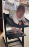 Stokke TrippTrapp宝宝餐椅多功能儿童椅子家用餐桌椅婴儿餐椅成长座椅 黑武士套组（黑色+同色护栏） 实拍图