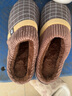 始丰【特大码36-51】始丰棉拖鞋男冬季保暖大号居家防滑毛拖鞋女棉鞋 咖啡 46-47 【适合45-46码】 实拍图