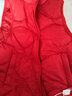 鸭鸭（YAYA）儿童羽绒马甲男女童背心秋冬季中大童装轻薄青少年学生外套WJ 红色 150 实拍图