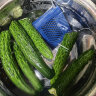 摩飞电器（Morphyrichards）果蔬清洗机 家用双仓有线洗菜机 蔬菜水果分类去农残净化机 烘干消毒神器 MR2061 轻奢蓝 实拍图