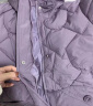 俞兆林（YUZHAOLIN）中年妈妈冬装羽绒棉服洋气外套加厚棉袄中老年人女秋冬季保暖棉衣 紫色 3XL 晒单实拍图
