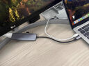 绿巨能 Type-C/USB3.0转千兆网口分线器 笔记本网线转接头hub有线网卡RJ45转换器苹果macbook电脑台式机 实拍图