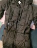森马（Semir）90%鸭绒羽绒服女长款宽松显瘦冬季轻暖连帽外套防水109725113001 实拍图