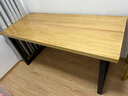 柔润（Rou Run） 柔润实木电脑桌台式家用简约实木书桌卧室写字桌办公工作台桌子 160*60*75桌面实标4.8cm厚花梨色 实拍图