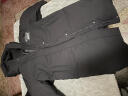 坦博尔羽绒服女长款撞色拼接运动宽松保暖厚羽绒外套TD236820 黑色 160  晒单实拍图