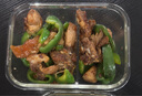 欣美雅（xinmeiya）微波炉加热饭盒上班族耐热玻璃饭盒学生大容量保温水果盒便当盒 星海蓝大长2隔+中圆+保温包+餐具 实拍图