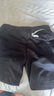 黛岱男士双层沙滩裤健身运动速干防走光尴尬泳衣男加肥加大宽松泡温泉 黑色 XL （高165-180，重130-155斤） 实拍图