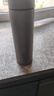 炊大皇纯钛保温杯商务钛杯茶水分离钛杯男女士礼品水杯子 深空灰450ml 实拍图