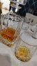 CLITON 玻璃威士忌酒杯 烈酒杯洋酒杯家用玻璃杯4只酒杯+1个酒樽套装 实拍图