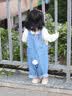 优奇女宝宝牛仔背带裤套装裤子婴幼儿可爱超萌女童春秋季外出衣服爬服 背带裤【不含上衣】 80 实拍图